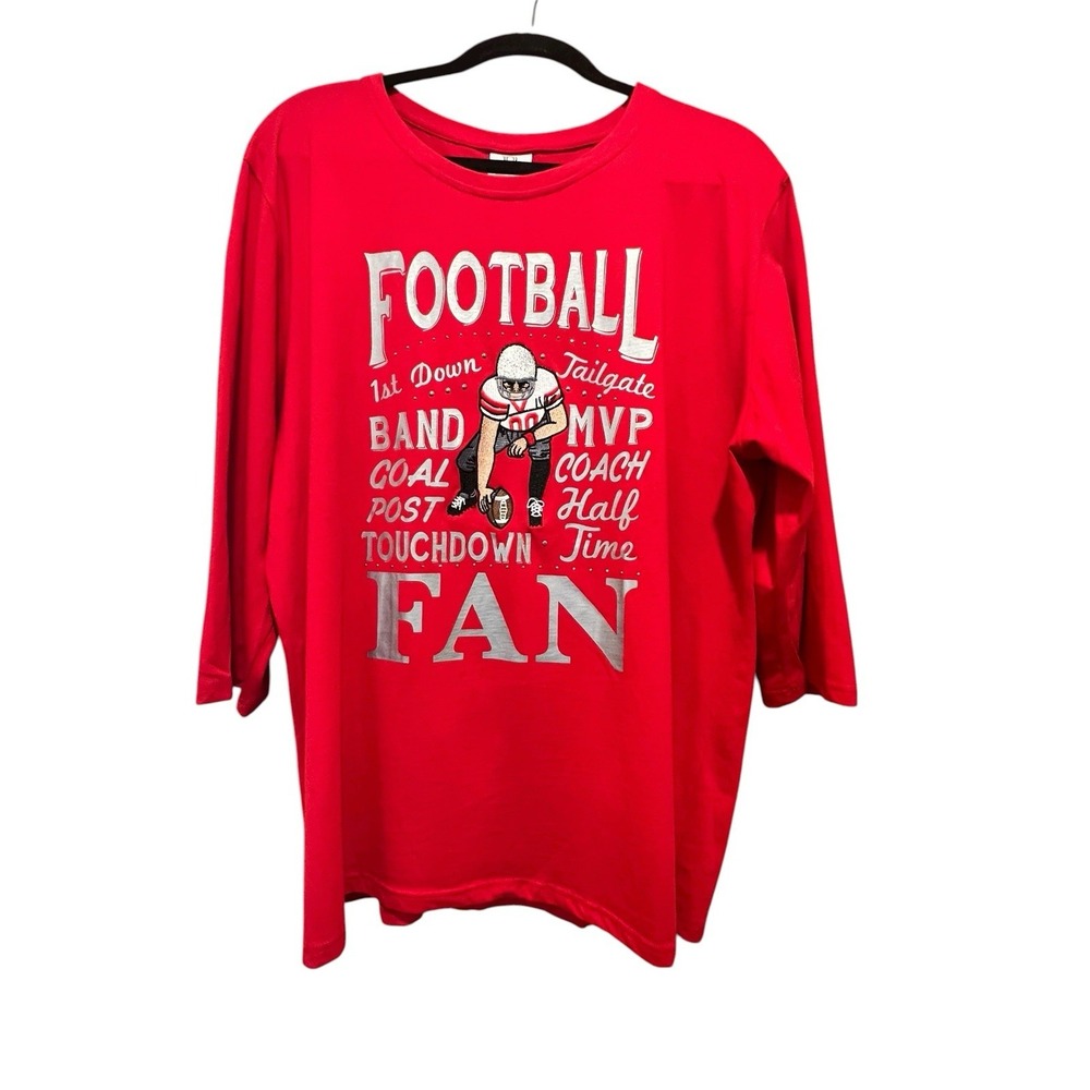 OSU Football Shirt Ladies Size 3XL Slv Ohio State‎ Buckeyes